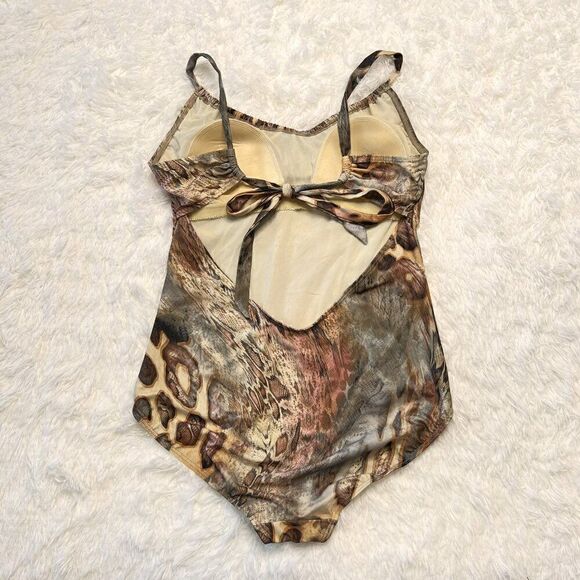 It Figures Sea Queen Snake Print One Piece Swimsuit - Picture 2 of 8